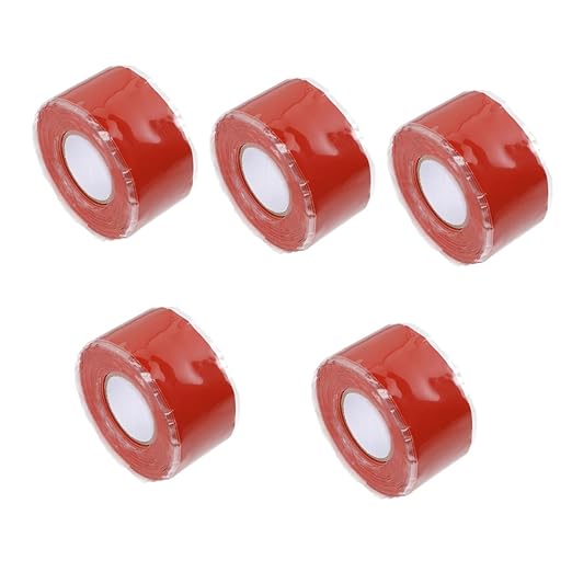 ULTECHNOVO 5pcs Pipe Sealing Tape Flexible Repair Tape for Leaks for Plumbing Faucets and Pipe Joints