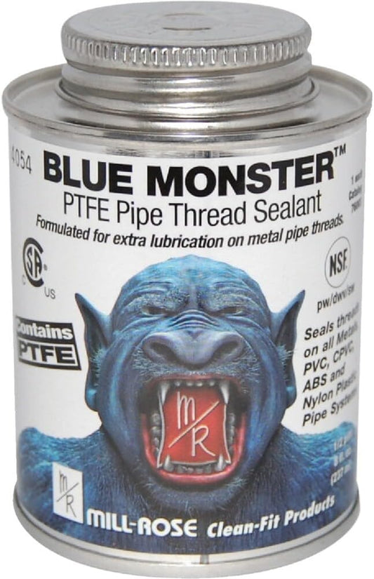 Millrose 76003 Monster Heavy-Duty Industrial Grade with PTFE, 8 Fl. Oz, Blue