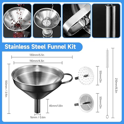 Anyman Resin 3D Printer Accessories Tool Kit Includes Stainless Steel Filter, Silicone pad, and Plastic Removal Tool for Cleaning, Basic Tools for Resin Transfer in 3D Printing