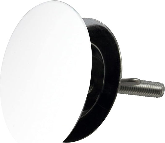 Westbrass D202-50 2" Kitchen Sink Hole Cover, Powder Coat White (100-Pack)