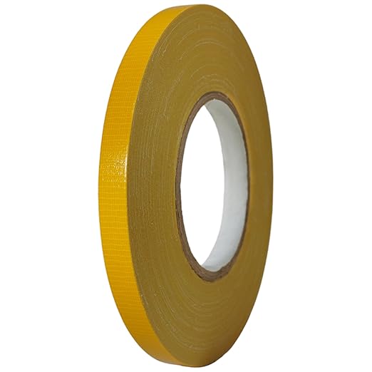 GGR Supplies T.R.U. CDT-36 Industrial Grade Duct Tape. Waterproof and UV Resistant. Multiple Colors Available. 60 Yards. (Schoolbus Yellow (Ochre), 1/2 in.)