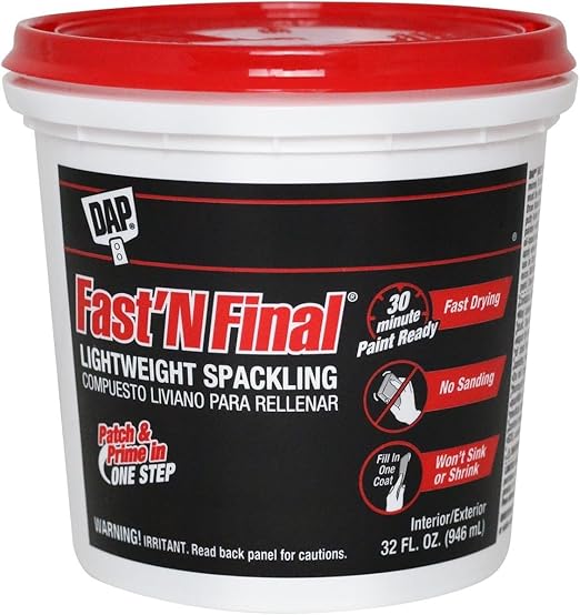DAP FAST'N Final Lightweight Spackling