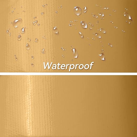 Reniteco Tan Duct Tape- 2 inches x 10 Yards, Waterproof & All-Weather, No Residue, UV Resistant, Heavy Duty for Car, Home & Outdoor Repairs, 1 Roll