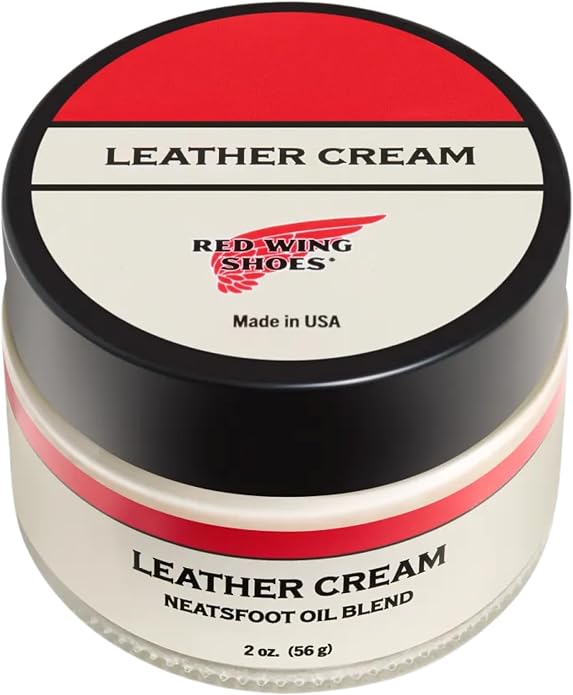 Red Wing Shoes Leather Cream, Neatsfoot Oil Blend, Leather Conditioner, 2 oz