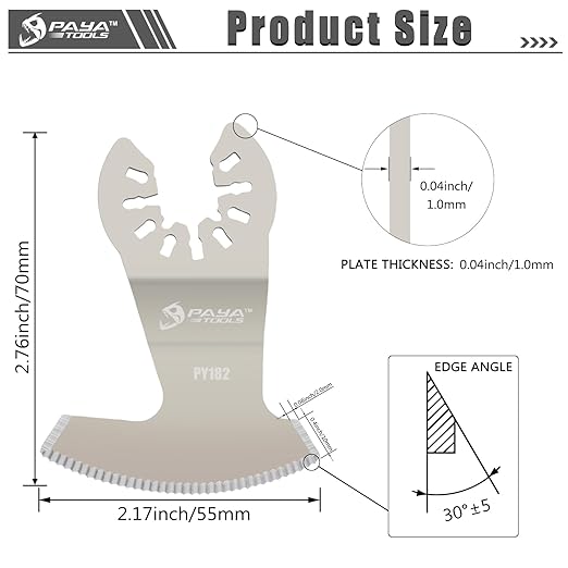 Segment Saw Blade,Air Windshield Knife Air Windshield Remover Sealant Cutter Blade for Auto Glass Glue Window Seal Cutter Car Windshield Windscreen Removal Tool (2-Pack)