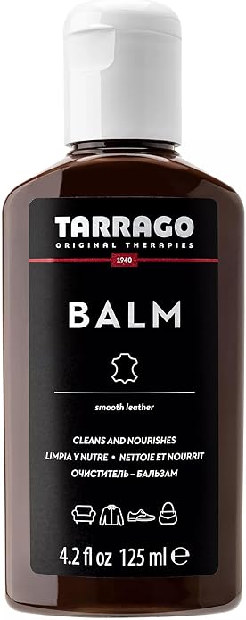 Tarrago Leather Balm Conditioner- Nourishes and Restores Color for Smooth, Patent, Exotic, and Reptile Leather - 4.23oz