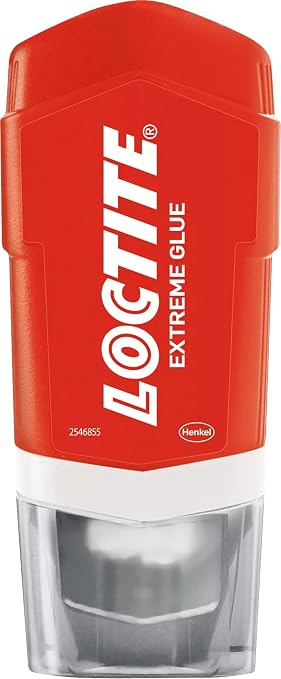 Loctite Extreme Glue, Clear, 1.62 fl oz Tube, 6 Pack - Strong All Purpose Glue for Wood, Metal, Leather, Crafts & Repair, Pastic, & More