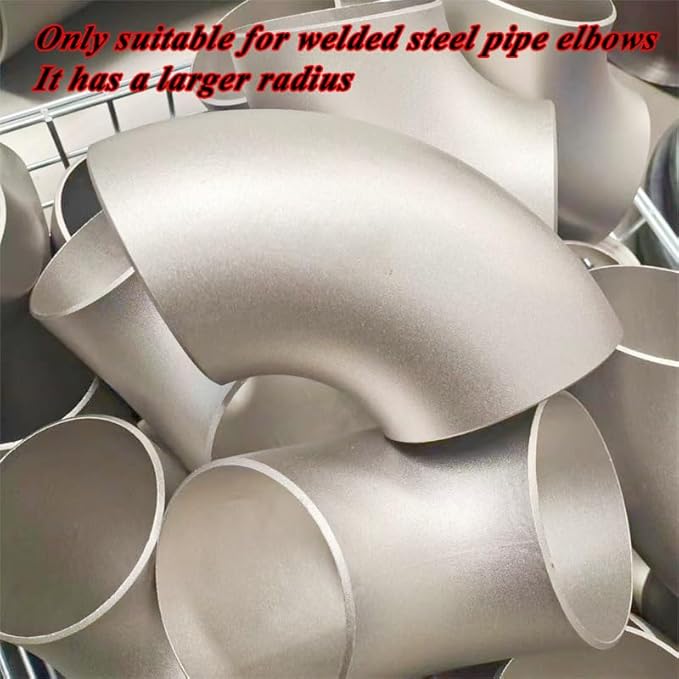 Pipe Repair Clamp For 4 Inch Welded Steel Pipe Elbow(Outer Diameter of the Pipe and Elbow are about 4.49 inch),90 Degree Elbow Leak Sealer,Long Radius,Only Suitable for Welded Steel Pipes