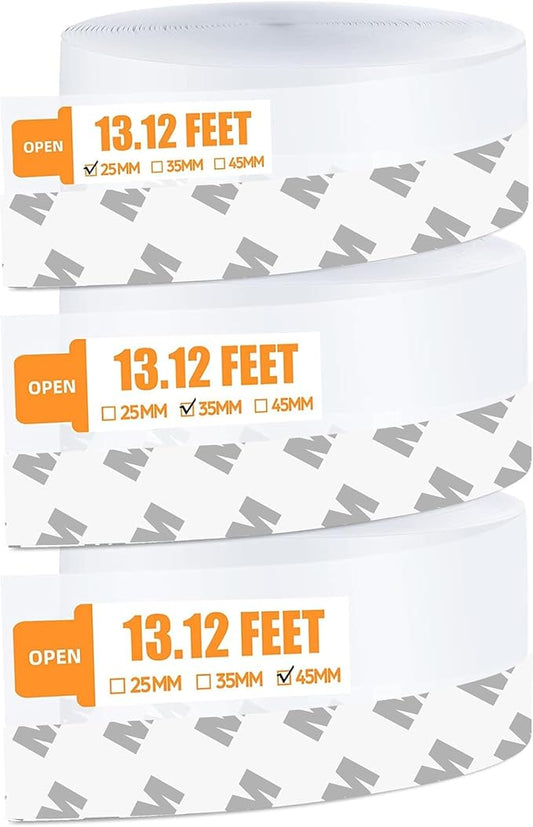 39.37 Ft Weather Stripping Door Seal Strip Tape,Silicone Door Draft Stopper,Self Adhesive Shower Door Bottom Seal and Door Insulation Strip for Door Frame Windows and Glass Gaps (3 Rolls)