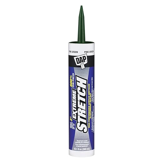 DAP Extreme Stretch Acrylic Urethane Premium Elastomeric Sealant, Pine Green, 10.1 Oz (7079818709)