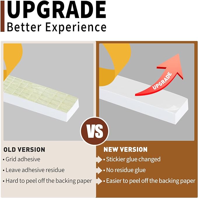 Yotache White Foam Rubber Seal Strip Tape 2" x1/8", Adhesive Closed Cell Foam Weather Stripping Tape, Total 16 Feet Long