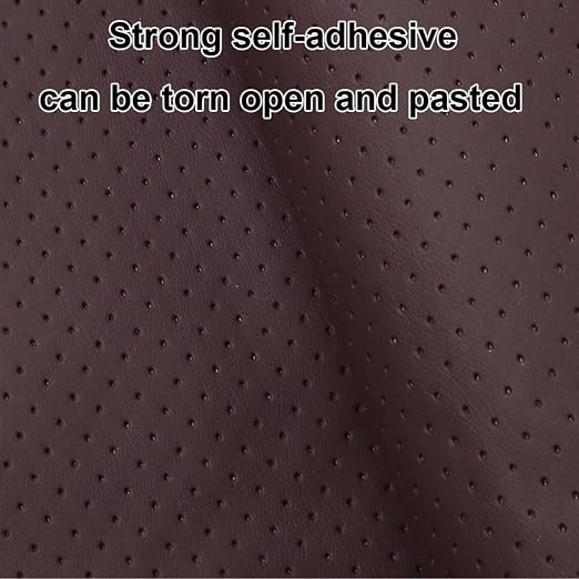 Leather Repair Patch 8x12 Black, Breathable Perforated Adhesive Self-Adhesive Repair Patch, Furniture Couch Car Seats Office Chairs Sofa Repair Patch Refurbished Patch