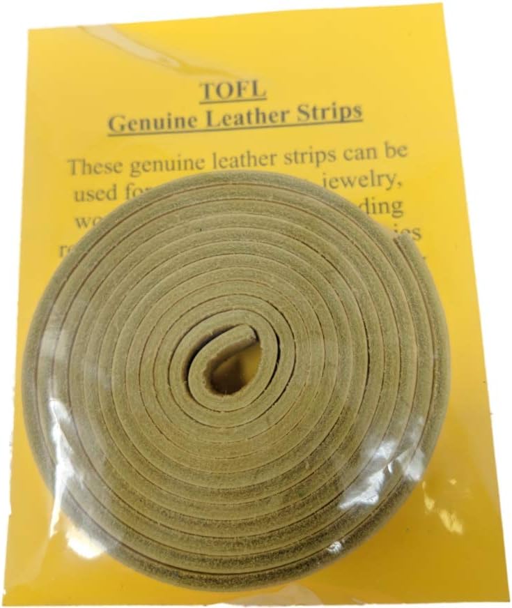 Leather Strap for Crafts & Jewelry | 72 Long × 5/8" Wide × 1/8" Thick (7-8oz) | Genuine Leather Strips for Crafts, Projects or Repairs - Mango