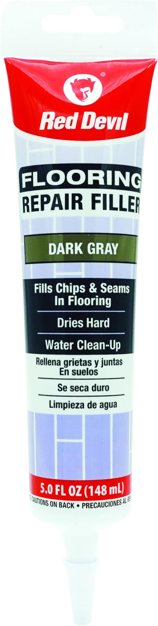 Red Devil 056055 Flooring Repair Filler, 5 oz., Dark Gray, 1 Pack