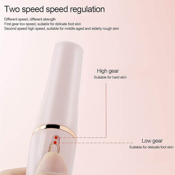 Electric Foot Callus Remover, Electronic Foot File, Scrubber Pedicure Tools for Cracked Heels Dead Skin, Exfoliating Heel Files for Feet Care