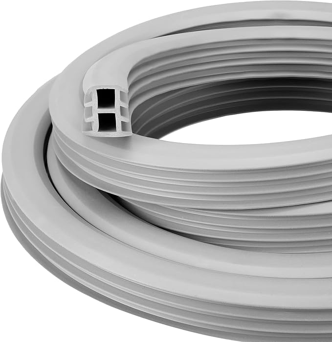 10 Ft Concrete Expansion Joint Filler Driveway Crack Filler Flexible EPDM Rubber Strip for Concrete Crack Repair Replacement Weathering Expansion Joint Upgrade (1 Inch)
