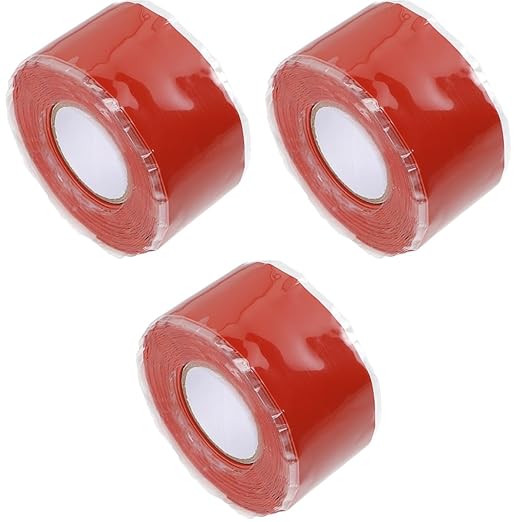 Cabilock 3pcs Seal Tape Flexible Repair Tape for Pipes Water Leak Fix Self-Adhesive Sealant for Emergency and Routine Maintenance