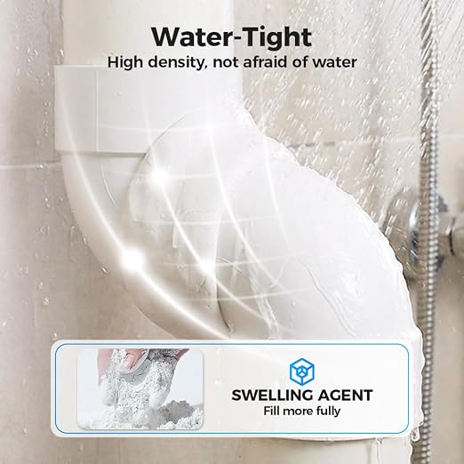 Kruggo New Type Waterproof Sealant Mastic, 2026 Upgraded Faster Drying Repair Sealing Clay, Quick Repair Putty for Drain Pipe Connection, Wall Holes, Air Conditioning Holes (3PCS)