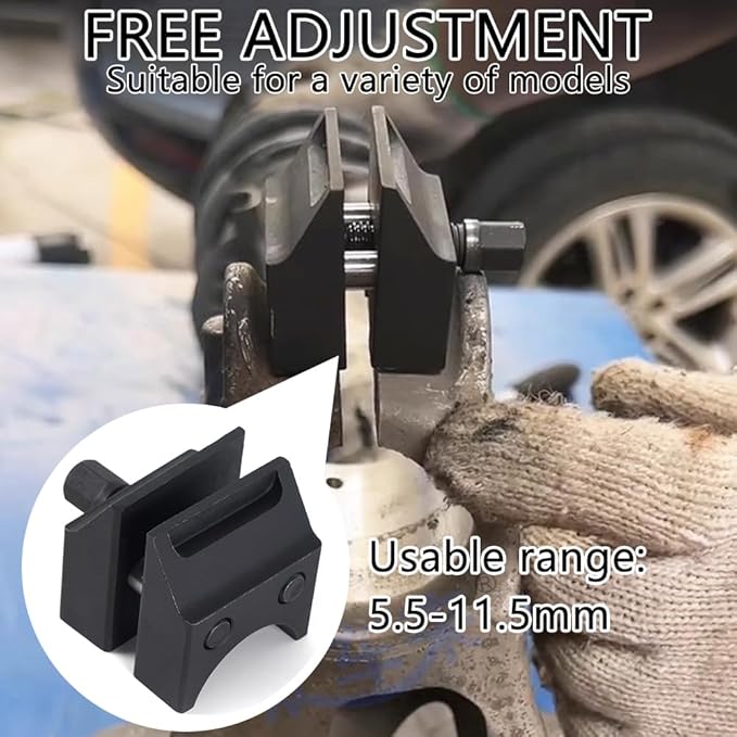 BARTOO Suspension Strut Spreader Tool, Car Suspension Split Hub Steering Knuckle Spreader with Socket Tool Compatible with Volkswagen Audi BMW Ford etc,2 PCS