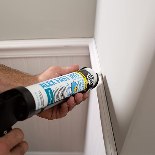 DAP 18425,White Caulk,10.1 oz,10.1 Fl Oz,Whites,(Pack of 6)