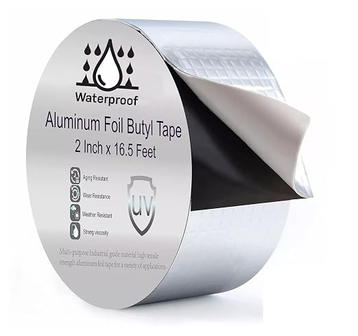 Ultimate Waterproof Butyl Repair Tape – Heavy Duty Leak Seal for Roofs, RVs, Gutters, Windows & Pipes – UV & Weather Resistant, Peel & Stick Instant Fix