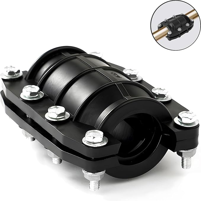Pipe Repair Clamp,Water Pipe Leak Repair Clamp,Pipe Repair Kit for Plastic and Metal Pipes,Leak Stopper with Anti-Impact (19MM-21MM)