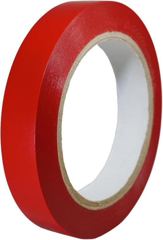 GGR Supplies T.R.U. CVT-536 Red Vinyl Pinstriping Dance Floor Tape: 3/4 in. Wide x 36 yds. Several Colors