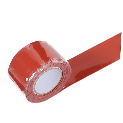 Flexible Silicone Rubber Sealing Tape Leak Repair Wrap for Pipes Buckets Faucets Compression Resistant Weatherproof Plumber Sealant for Water Joints and Heating Connections