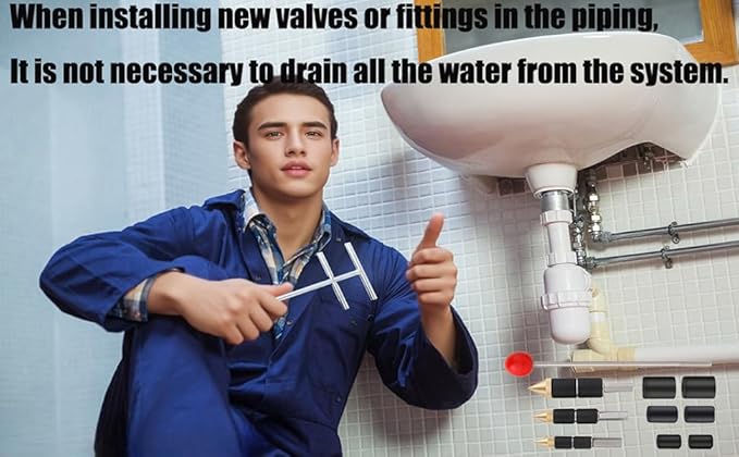 Emergency Pipe Water Stopper, Hot Melt Water Stop, Kit for Pipe Water Stopper, Plumbing Tools for Professional Plumber, Water Stop Needle