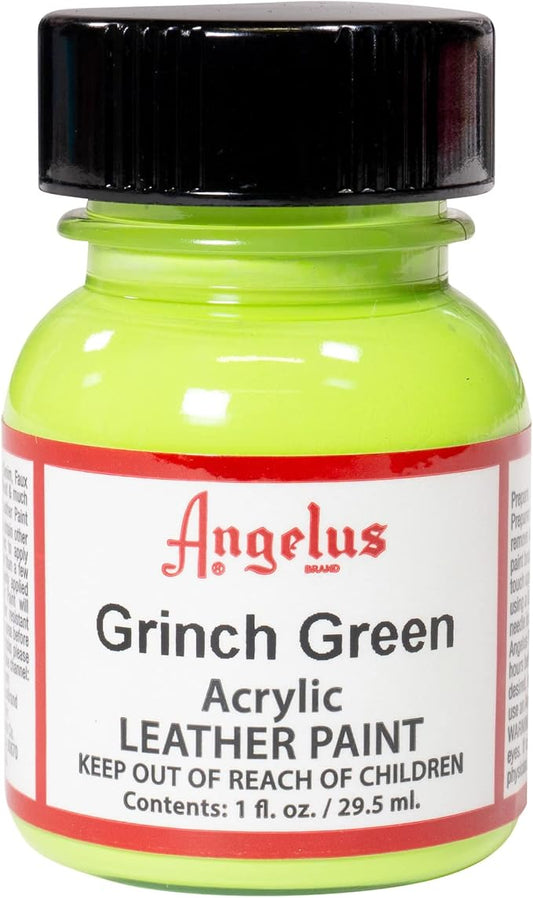 Angelus Acrylic Leather Paint, 1 Fl Oz (Pack of 1), Grinch Green