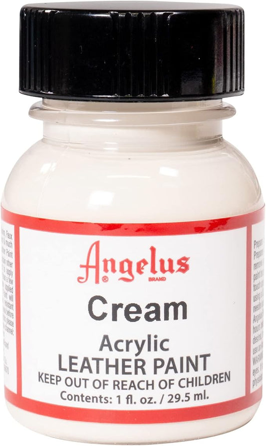 Angelus Acrylic Leather Paint 1 oz Cream