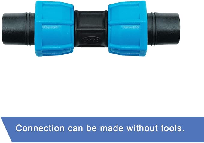 Watts ANKA (ASC1) 1" High Pressure Poly-Pipe Straight Coupling Insert Fitting (Pack of 2)