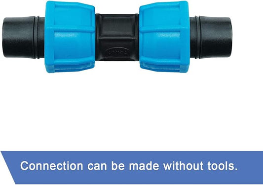 Watts ANKA (ASC1) 1" High Pressure Poly-Pipe Straight Coupling Insert Fitting (Pack of 2)