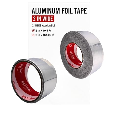 Aluminum Auto Body Repair Tape – Aluminum Foil Tape for Auto Body Repair, HVAC Duct Sealing,Insulation & General Repairs
