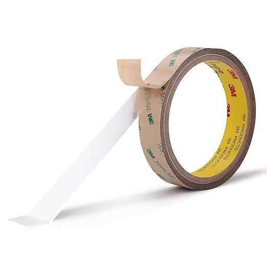 Double Sided Tape 9495LE 3/4" x 18Ft Made of 3M Pack of 1 Heavy Duty Clear Adhesive Tape for Electronics Bonding Attachment Laptop Phone Repairs Arts Crafts Leather Work Card Making