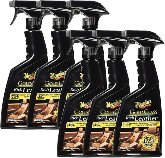 Meguiar's Gold Class Rich Leather Spray (15.2 oz.) - (Case of 6)