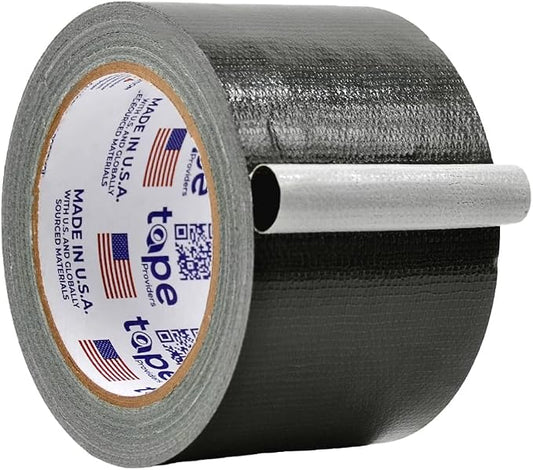 WOD DTC10 Advanced Strength Industrial Grade Black Duct Tape, 3 inch x 60 ft. Waterproof, UV Resistant For Crafts & Home Improvement
