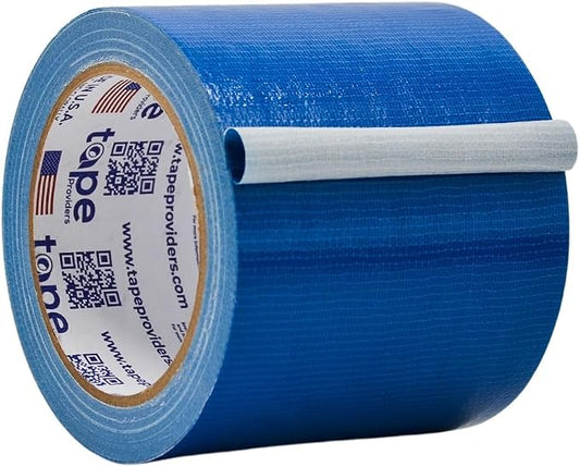 WOD DTC10 Advanced Strength Industrial Grade Dark Blue Duct Tape, 4 inch x 60 ft. Waterproof, UV Resistant For Crafts & Home Improvement