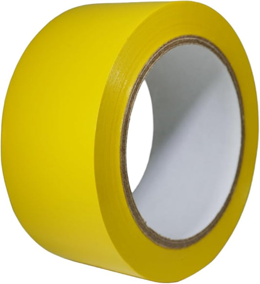 GGR SUPPLIES T.R.U. CVT-536 Yellow Vinyl Pinstriping Dance Floor Tape: 2 in. Wide x 36 yds. Several Colors