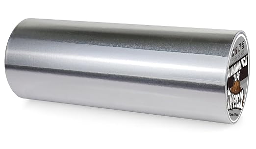 TAPEBEAR Aluminum Foil Tape 12" x 150FT, Heat Reflective Professional Heat Resistant Tape Insulation Heat Shield Silver Metal Tape for Dryer Vent, HVAC, Air Ducts, Metal Repair, AC Vents