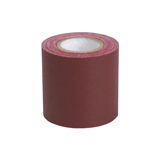 J.V. Converting JVCC Patch & Repair Tape for Leather and Vinyl Surfaces, 2 in. (48mm Actual) x 15 ft. (Burgundy)