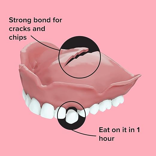 Dentemp Repair Kit - Repair-It Advanced Formula Denture Repair Kit - Repairs Broken Dentures, Mends Cracks and Replace Loose Teeth 3 Pack (12 Count) - (Packaging May Vary)