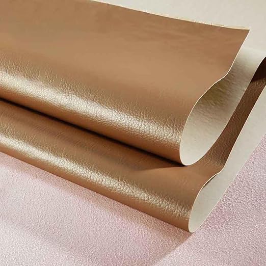 Leather Repair Patch Tape Kit, Self Adhesive Leather Repair for Furniture, Couch, Sofa, Car Seats,Office Chair,Vinyl Repair Kit (Gold,19x19 inches)