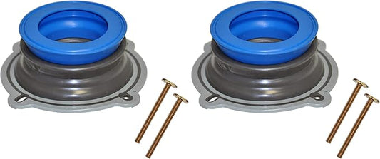 Danco 10826X Wax Ring with Bolts, No Size, Gray (Pack of 2)