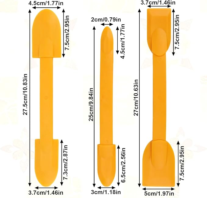 6pcs Caulking Tool, Reusable Sealant Spatula Spreader 3 Sizes Grout Caulk Finishing Tool Multifunctional Caulking Remover/Smoothing Applicator for Tiles Brick Kitchen Bathroom