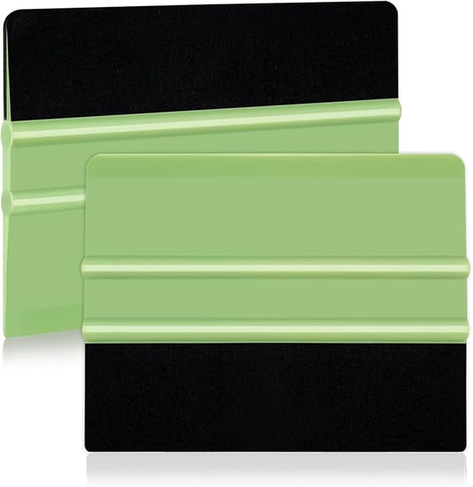 WRAPXPERT Squeegee for Vinyl,2Pack Felt Squeegee Vinyl, Tool Kit for Crafts Car Wrap Window Tint Wallpaper Glass Film Application