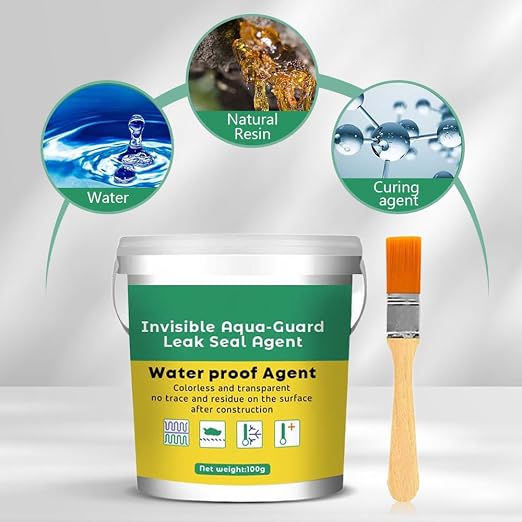 2024 New Invisible Waterproof Agent Set, Upgrade Super Strong Transparent Waterproof Coating Agent, Anti-Leakage Agent Transparent Leakage Protection Glue Repairing Leak Waterproof Adhesive (3)