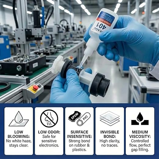 401 & 495 Super Bonder Instant Adhesive 20g Suitable for Plastic Wood Metal Rubber 2 Pack