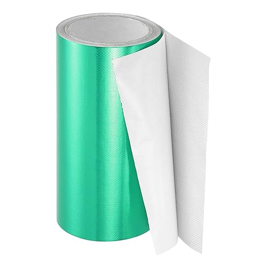 PATIKIL Awning Repair Tape 8" x 26ft Waterproof Canvas Tape High Adhesive Tear Repair Patch Kit for PVC Tarpaulin Tent Awning Fabric RV Sail Boat Cover, Green