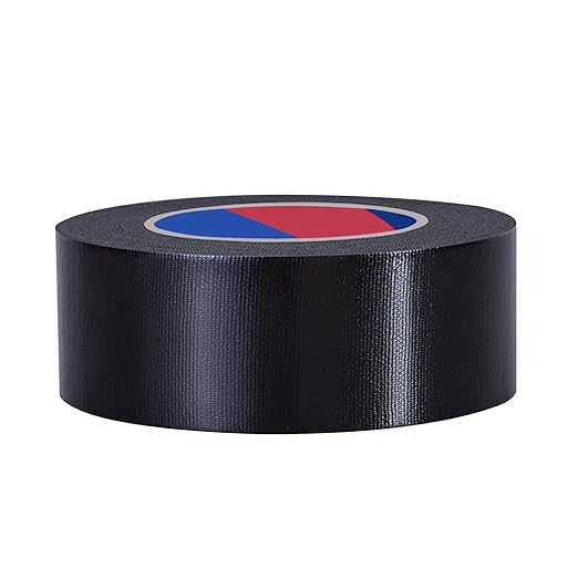 Black Heavy Duty Duct Tape, 2 Inch x 55 Yards, Industrial Grade Waterproof & UV Resistant, Strong Adhesive for Indoor Outdoor Repairs, Crafts, Home Improvement, Moving Packing and DIY Projects